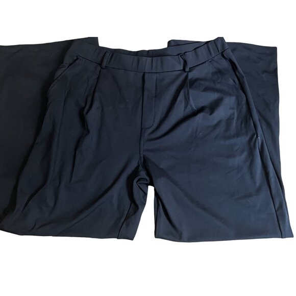 Halara High Waisted Plicated Pocket Straight Leg Work Pants Sz Medium Womens Bla - Picture 12 of 12